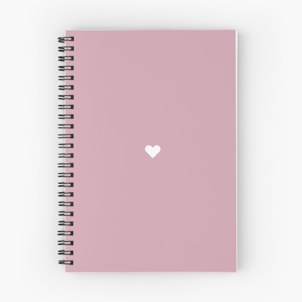Item preview, White heart on dusty pink background designed and sold by Karf  ..