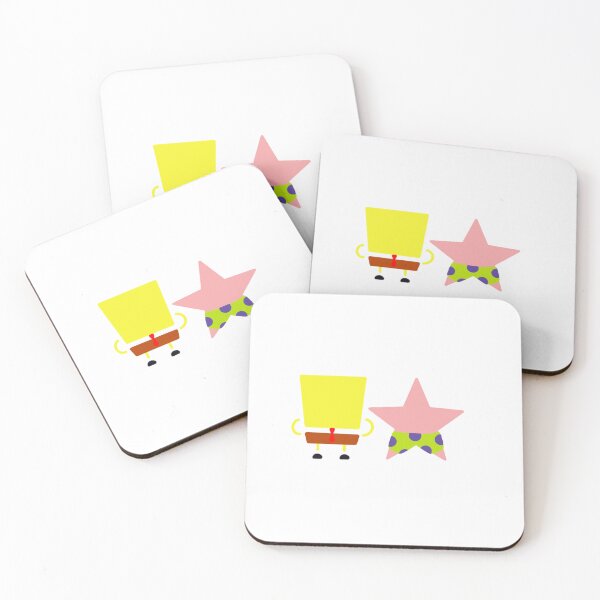 Item preview, SpongeBob & Patrick Minimalist Cartoon Art – Cute Friendship designed and sold by goshubh.