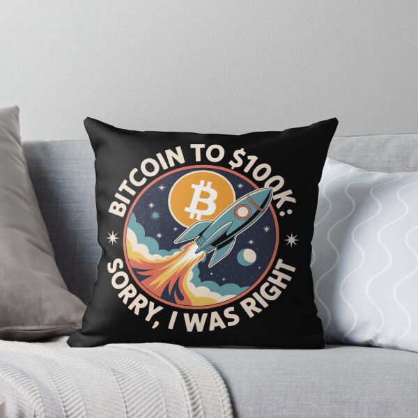 Artikelvorschau, Bitcoin auf 100.000, Entschuldigung, ich hatte Recht, Bitcoin zum Mond, Bitcoin-Krypto entworfen und verkauft von NoetherSym.