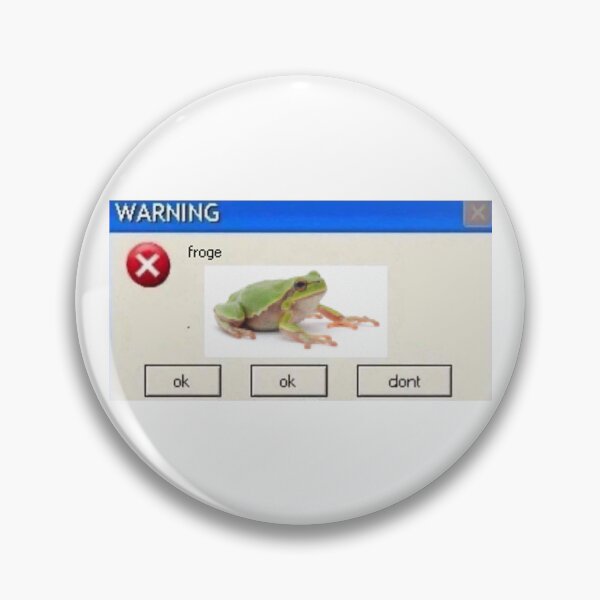 Item preview, WARNING froge designed and sold by RandomImages.exe.