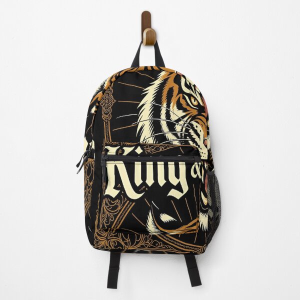 Item preview, King Energy Gothic Typography – Roaring Tiger Gold & White Minimal Artwork designed and sold by Rudro-Fashion.