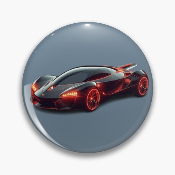 Item preview, Cyberpunk Hover Car Sticker – Futuristic Neon Glow Vehicle Design designed and sold by Taneem-hazara.
