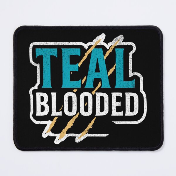 Item preview, TEAL BLOODED - Jacksonville Jags designed and sold by AandZNoveltee.