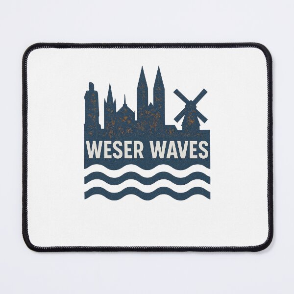 Item preview, Weser Waves - a must-have for Bremen fans designed and sold by Fies-und-Fein.