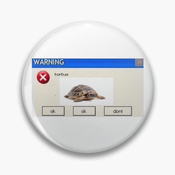 Item preview, WARNING tortoise (tortus) designed and sold by RandomImages.exe.