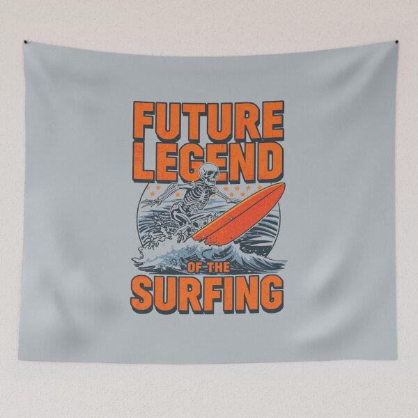 Item preview, Future Surfing Legend Skeleton Athlete designed and sold by Zakrytos ★★★★★.