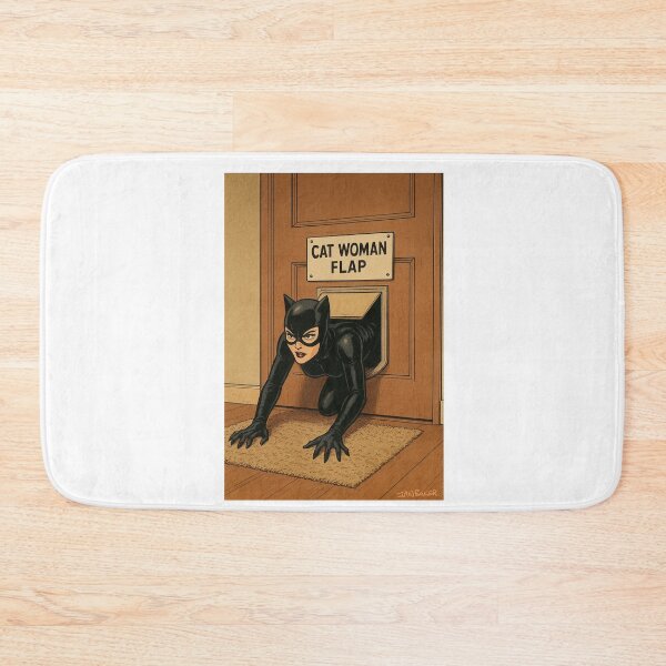Item preview, Cat Woman Flap designed and sold by IanBakerToons.