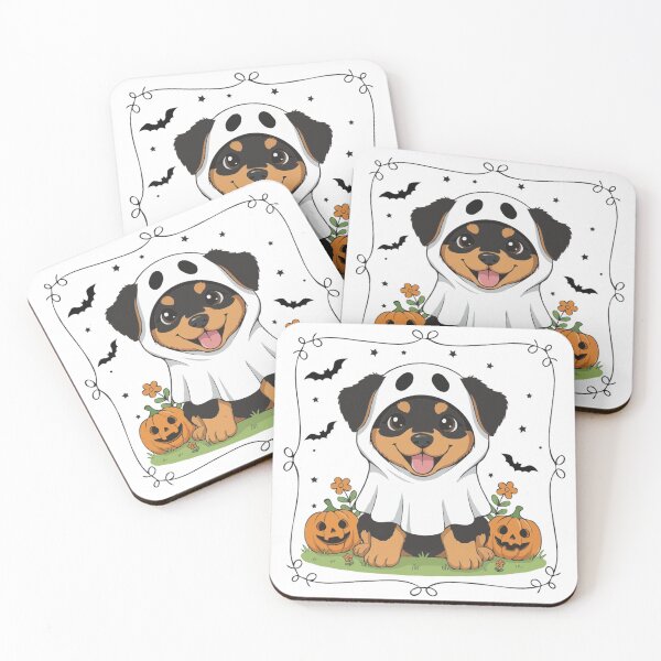 Item preview, Beauceron Puppy Ghost – Cute Halloween Dog Costume designed and sold by The Real Life Symphony.