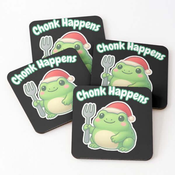 Item preview, Chonk Happens – Christmas Frog Vibes designed and sold by Maryna_Reine.