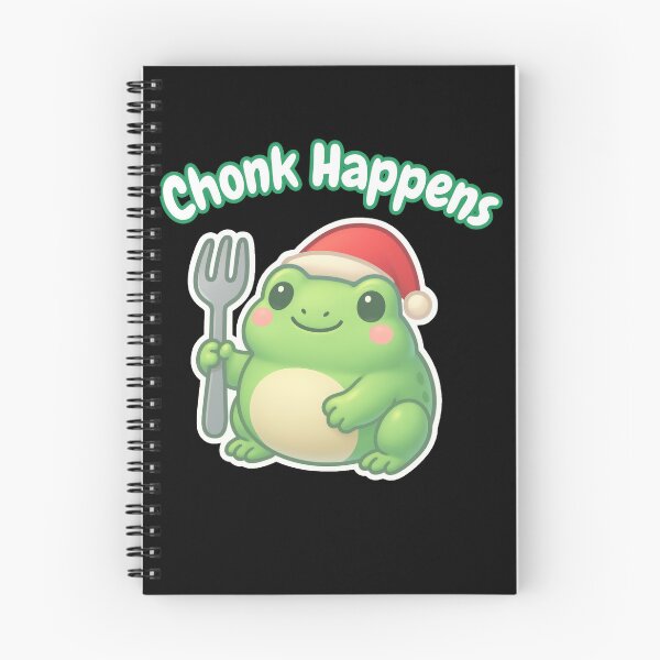 Item preview, Chonk Happens – Christmas Frog Vibes designed and sold by Maryna_Reine.