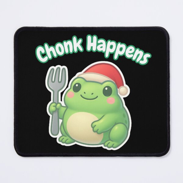 Item preview, Chonk Happens – Christmas Frog Vibes designed and sold by Maryna_Reine.