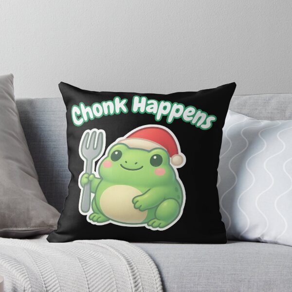 Item preview, Chonk Happens – Christmas Frog Vibes designed and sold by Maryna_Reine.