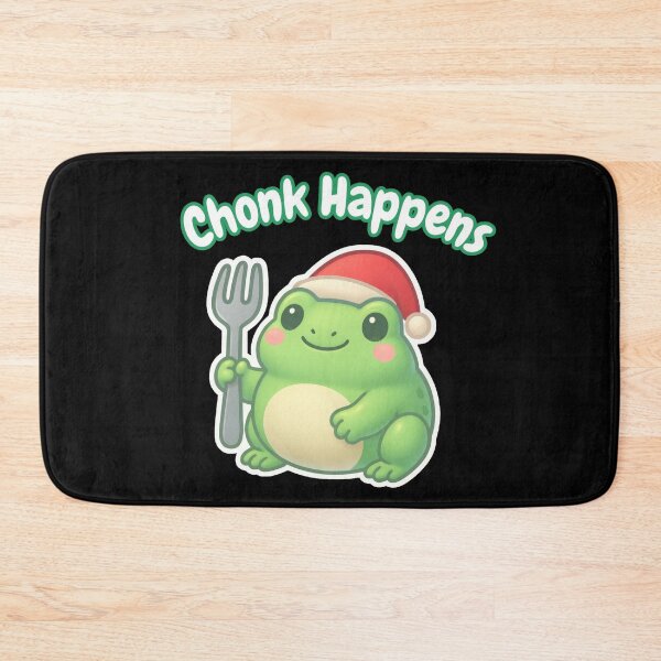 Item preview, Chonk Happens – Christmas Frog Vibes designed and sold by Maryna_Reine.
