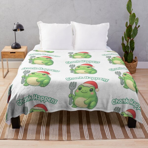 Item preview, Chonk Happens – Christmas Frog Vibes designed and sold by Maryna_Reine.