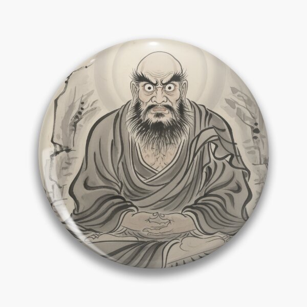 Item preview, Daruma (Bodhidharma) - Zen Buddhist Patriarch - Buddhas & Bodhisattvas Series designed and sold by ZenLibrary.