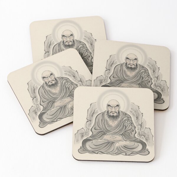Item preview, Daruma (Bodhidharma) - Zen Buddhist Patriarch - Buddhas & Bodhisattvas Series designed and sold by ZenLibrary.