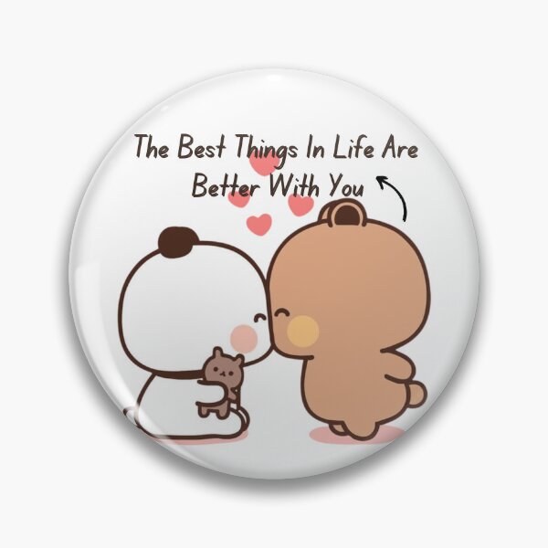 Item preview, The Best Things In Life Are Better With You Bubu Dudu Panda And Brownie Bear Couple 2026 designed and sold by OceanLiveArts.