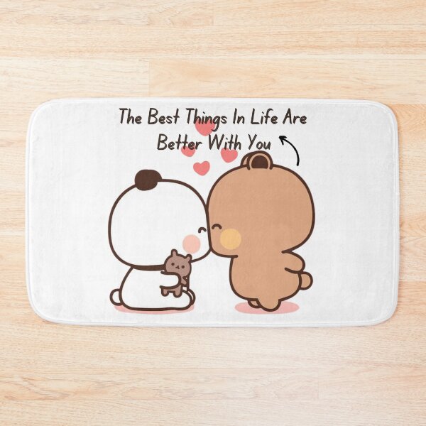 Item preview, The Best Things In Life Are Better With You Bubu Dudu Panda And Brownie Bear Couple 2026 designed and sold by OceanLiveArts.