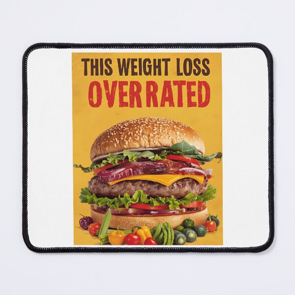 Item preview, Dieting is Overrated – Food Superheroes (Pizza, Burger & Fries) designed and sold by RAKO13.
