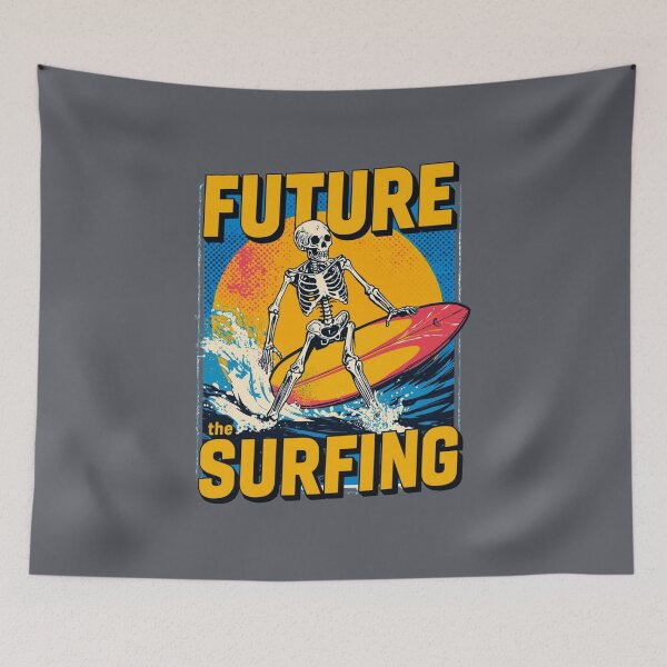 Item preview, Future Surfing Skeleton Legend Athlete designed and sold by Zakrytos ★★★★★.