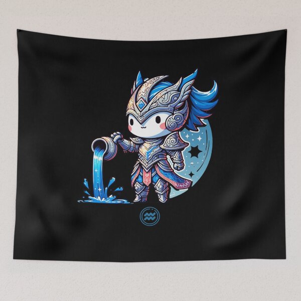 Item preview, Aquarius Zodiac Sign designed and sold by KunoKR.