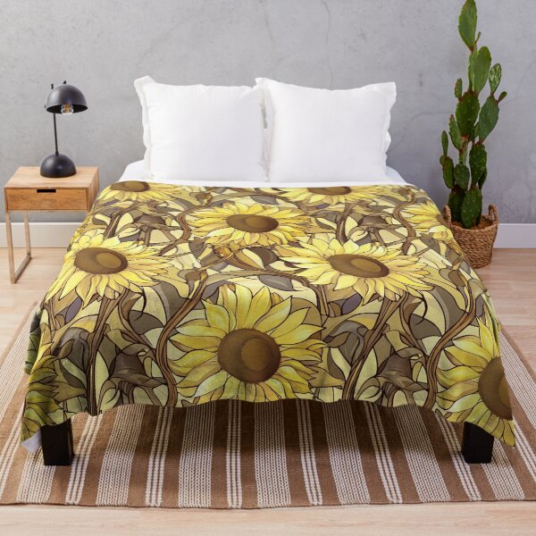 Item preview, Classic Fresh Sunflower Print For Garden Party designed and sold by RoyalStarsPatts.