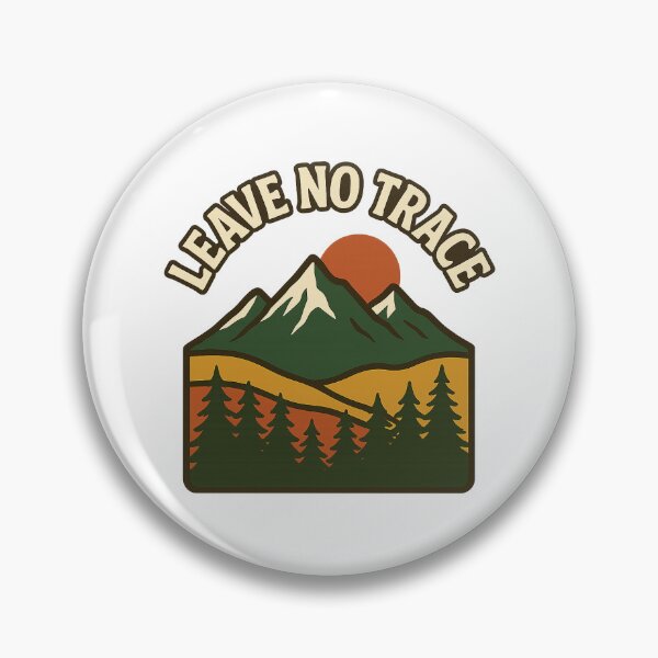Item preview, Leave No Trace – Retro Mountain Adventure designed and sold by BoldApparel.