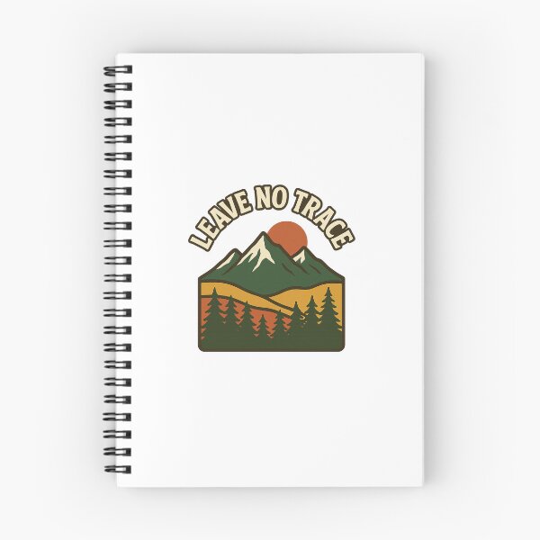 Item preview, Leave No Trace – Retro Mountain Adventure designed and sold by BoldApparel.