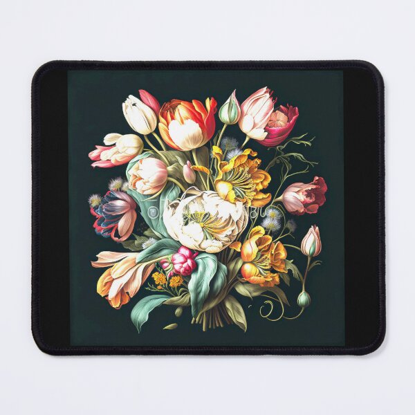 Item preview, Lush bouquet of flowers in the style of Flemish old masters fashionable stylish New Look designed and sold by G-M-Designs.