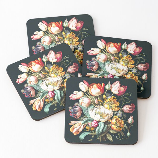 Item preview, Lush bouquet of flowers in the style of Flemish old masters fashionable stylish New Look designed and sold by G-M-Designs.