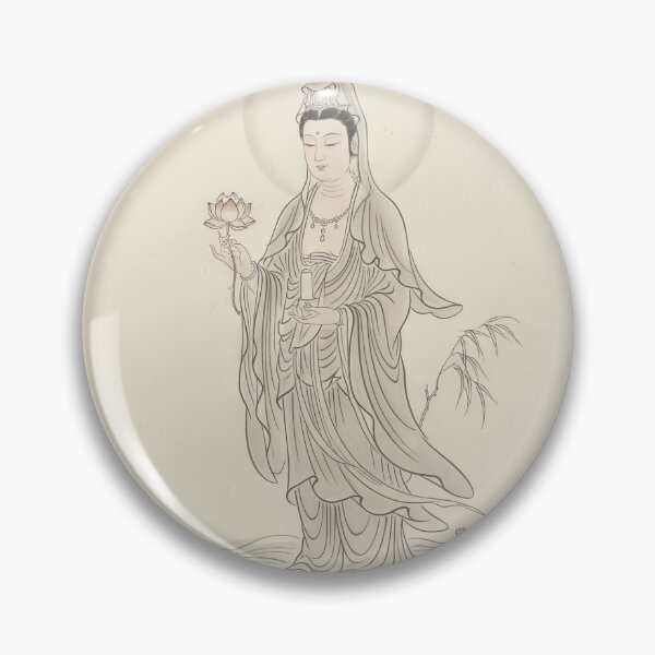 Item preview, Kannon (Avalokiteśvara) - Zen Buddhist Bodhisattva of Compassion - Buddhas & Bodhisattvas Series designed and sold by ZenLibrary.
