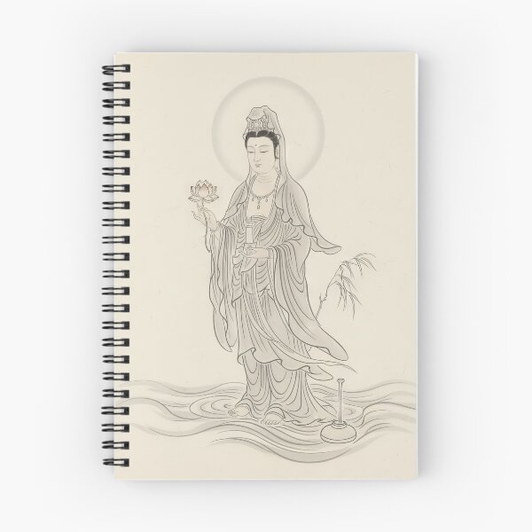 Item preview, Kannon (Avalokiteśvara) - Zen Buddhist Bodhisattva of Compassion - Buddhas & Bodhisattvas Series designed and sold by ZenLibrary.