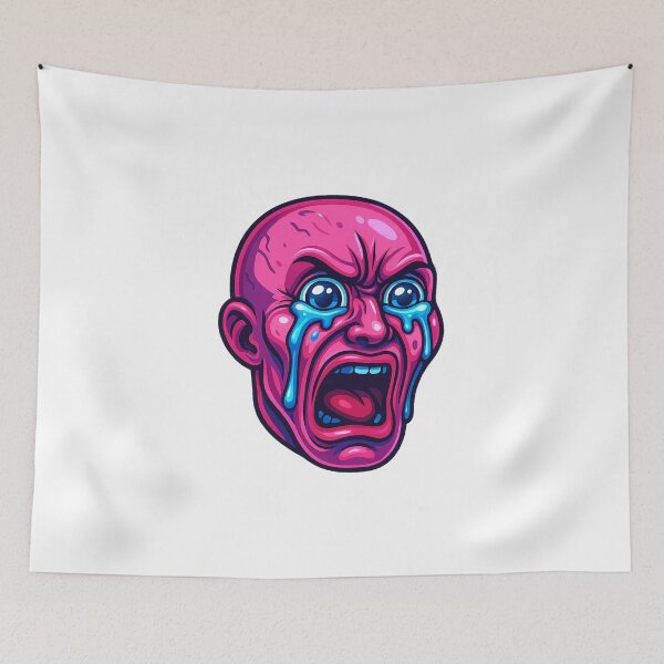 Item preview, Rage Face Meme - Classic angry face in comic style designed and sold by KnlDsgn.