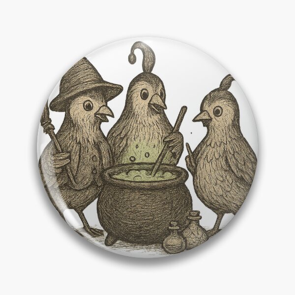 Item preview, Halloween coven of quails designed and sold by SeasonsofJess.
