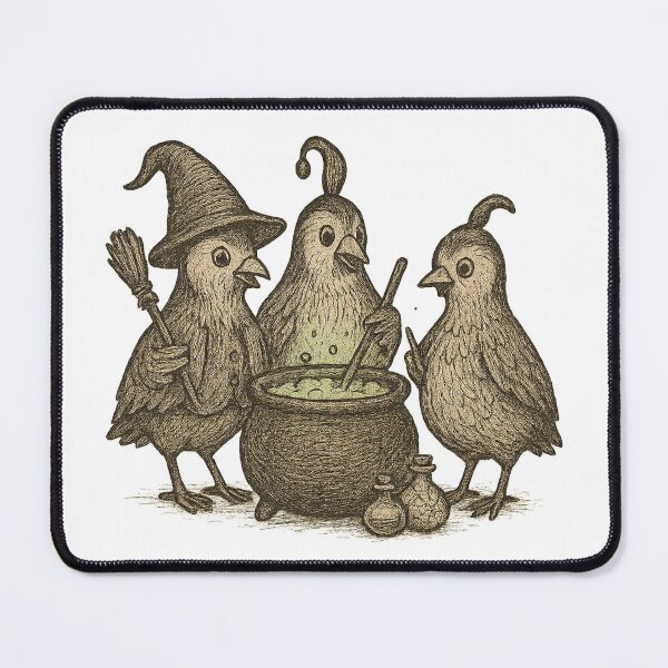 Item preview, Halloween coven of quails designed and sold by SeasonsofJess.