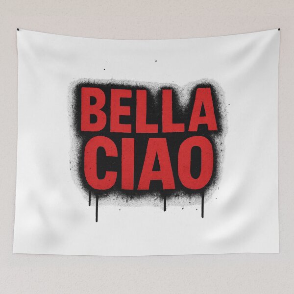 Item preview, Bella Ciao Graffiti – Street Art Revolution Design designed and sold by Dragonfly-10.