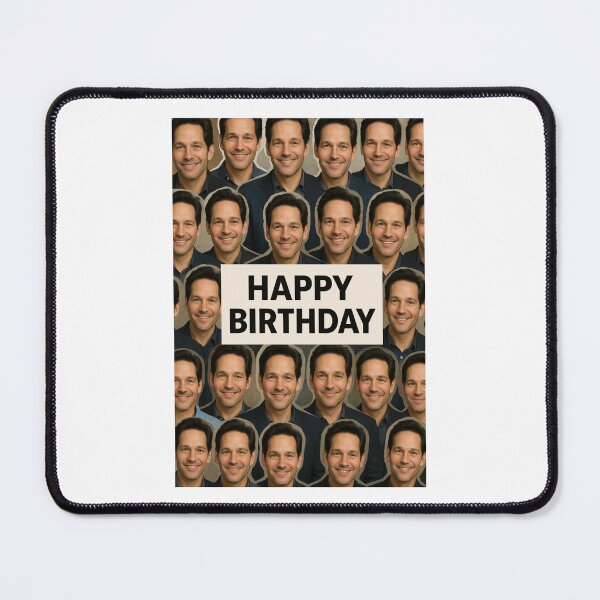 Item preview, Paul rudd party hat cutout funny cute happy birthday funny gift designed and sold by CheeseBlueprint.