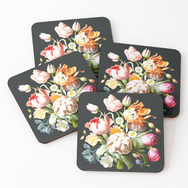 Item preview, Lush bouquet of flowers in the style of Flemish old masters fashionable stylish New Look designed and sold by G-M-Designs.