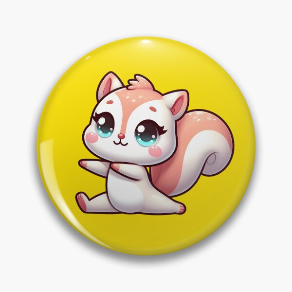 Item preview, Cute Cartoon Squirrel in Yoga Pose designed and sold by ArtistEmbrace.