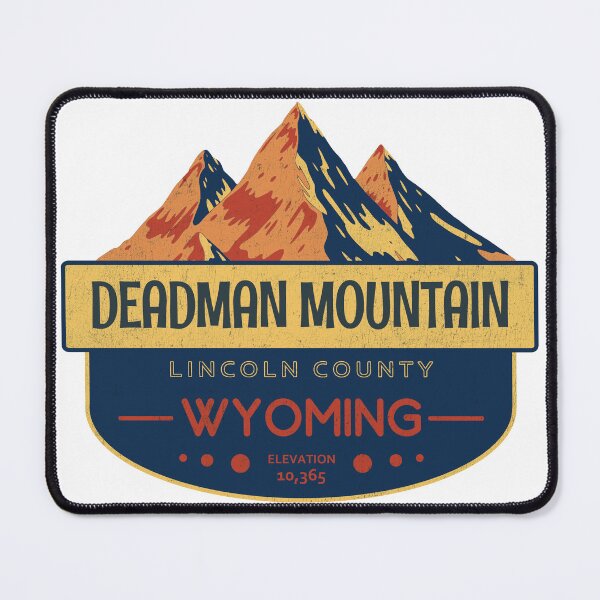 Item preview, Deadman Mountain, Lincoln County, Wyoming, Mountain Design designed and sold by Wanderful-roads.