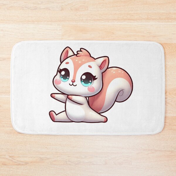 Item preview, Cute Cartoon Squirrel in Yoga Pose designed and sold by ArtistEmbrace.