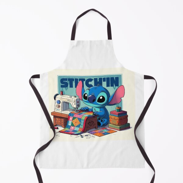 Item preview, Stitch’in – Minimalist Sewing & Knitting Cartoon Art designed and sold by goshubh.