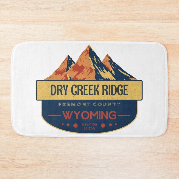 Item preview, Dry Creek Ridge, Fremont County, Wyoming, Mountain Design designed and sold by Wanderful-roads.