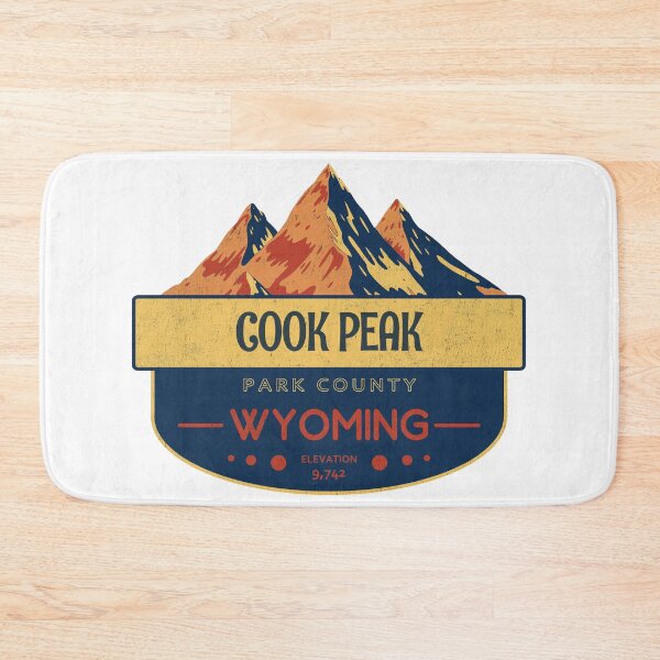 Item preview, Cook Peak, Park County, Wyoming, Mountain Design designed and sold by Wanderful-roads.