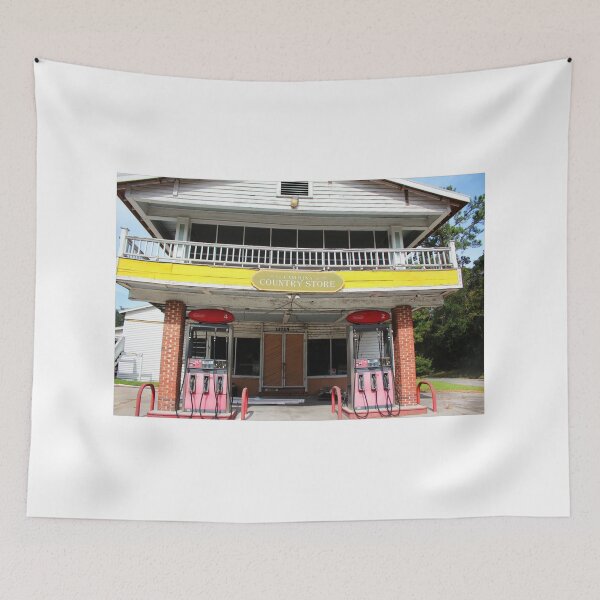 Item preview, Abandoned Country Store with Gas Pumps designed and sold by Cynthia48.