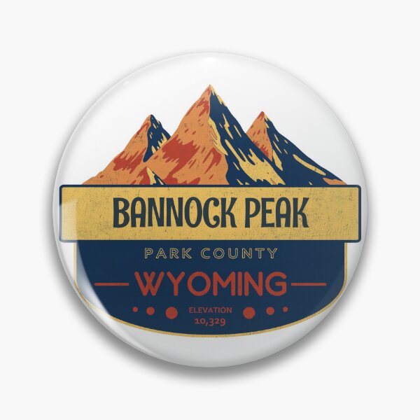 Item preview, Bannock Peak, Park County, Wyoming, Mountain Design designed and sold by Wanderful-roads.