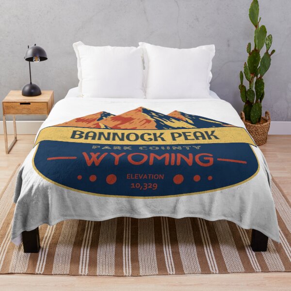 Item preview, Bannock Peak, Park County, Wyoming, Mountain Design designed and sold by Wanderful-roads.