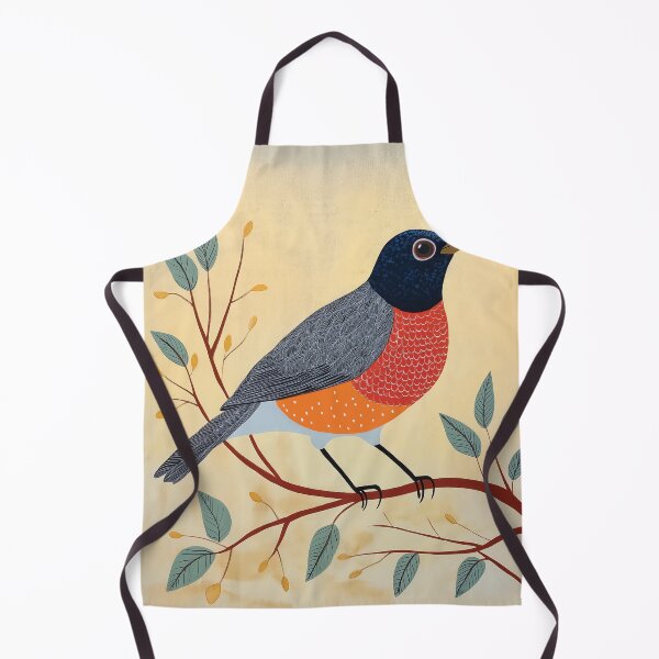 Item preview, A Stylized colorful design of an American Robin. designed and sold by HEMRO.