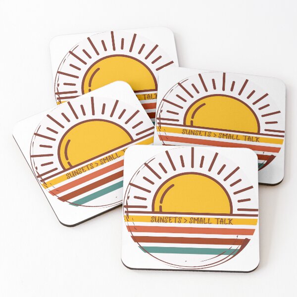Item preview, Sunsets are Greater than Small Talk designed and sold by TheJourneyTable.