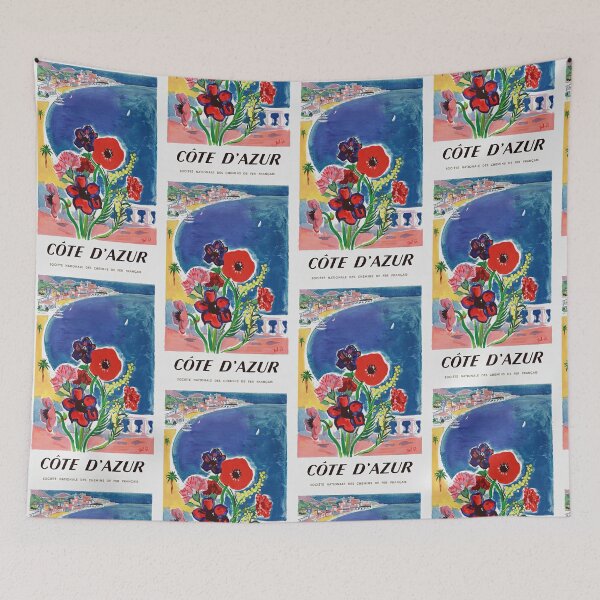 Item preview, 1947 Cote d'Azur French Riviera Poster |   Vintage World Travel  designed and sold by TeeARTHY.